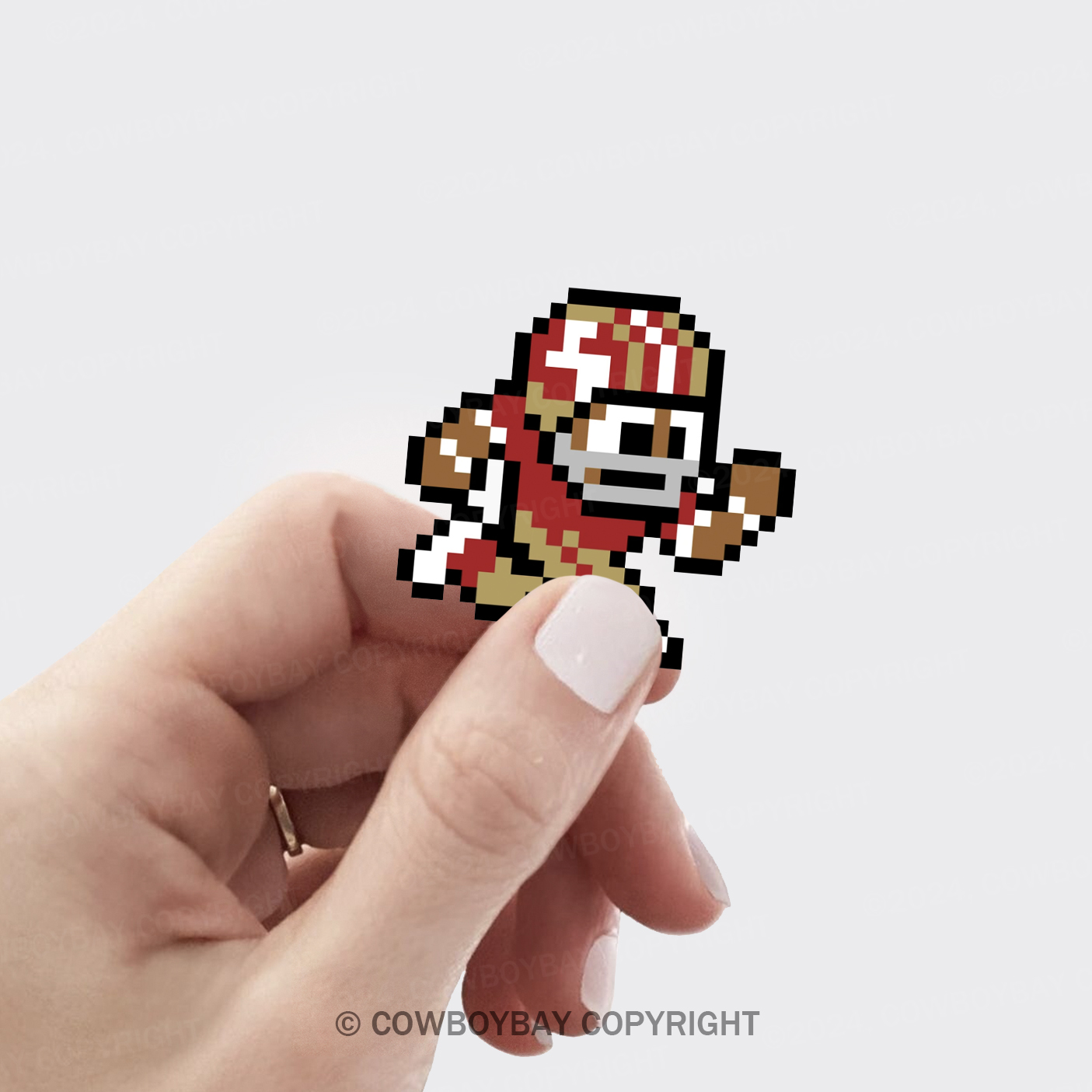 Tecmo Super Bowl Football Player Sticker 