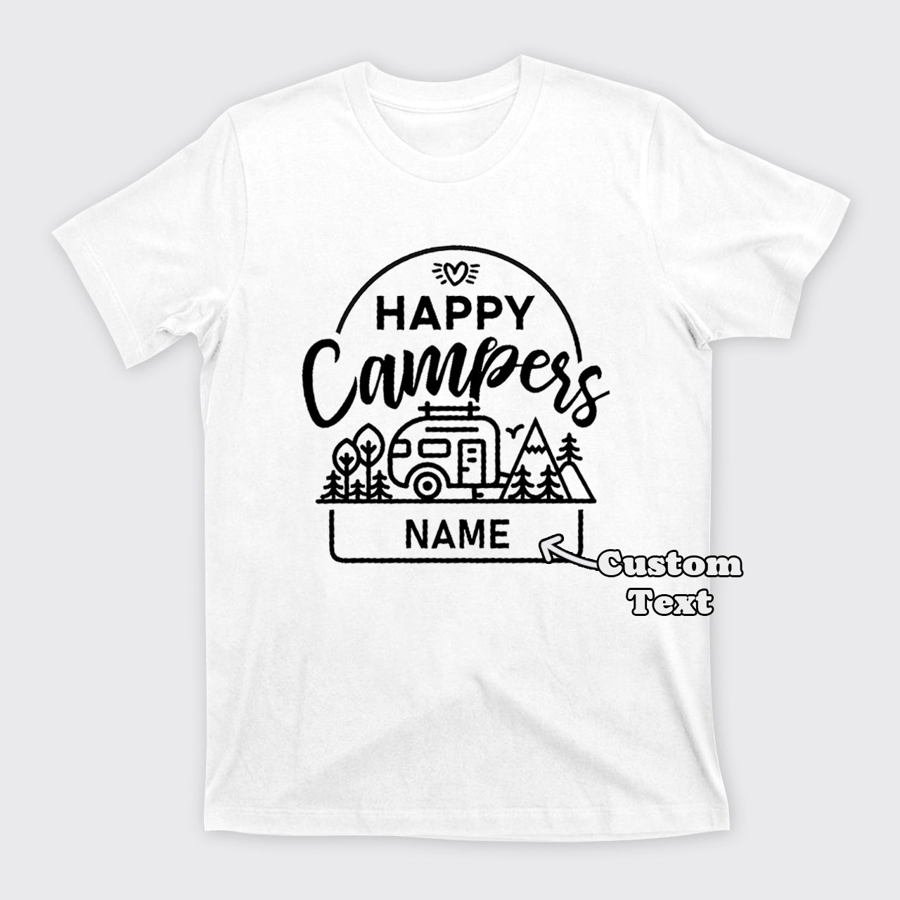 Personalized Happy Camper T-Shirts
