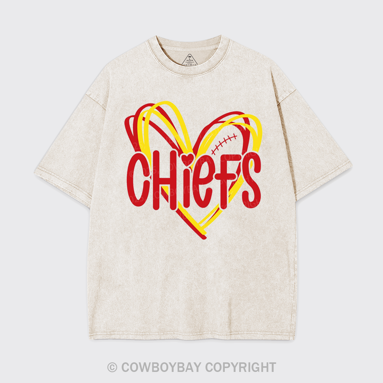 Chiefs Football Garment-dye Tees