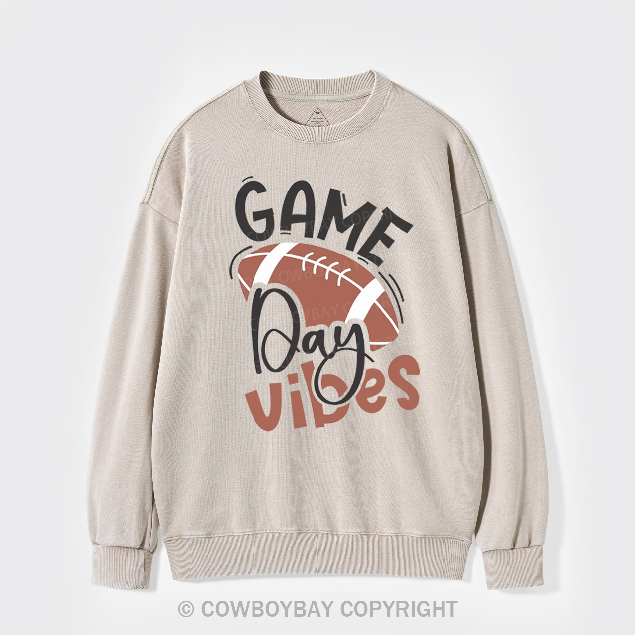Game Day Vibes Washed Sweatshirts