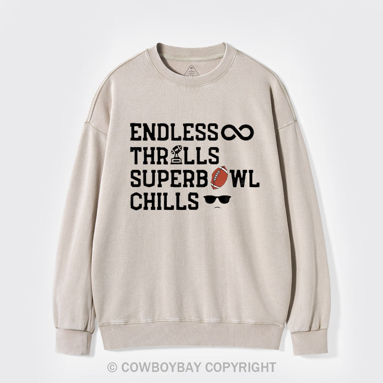 Super Bowl Washed Sweatshirts