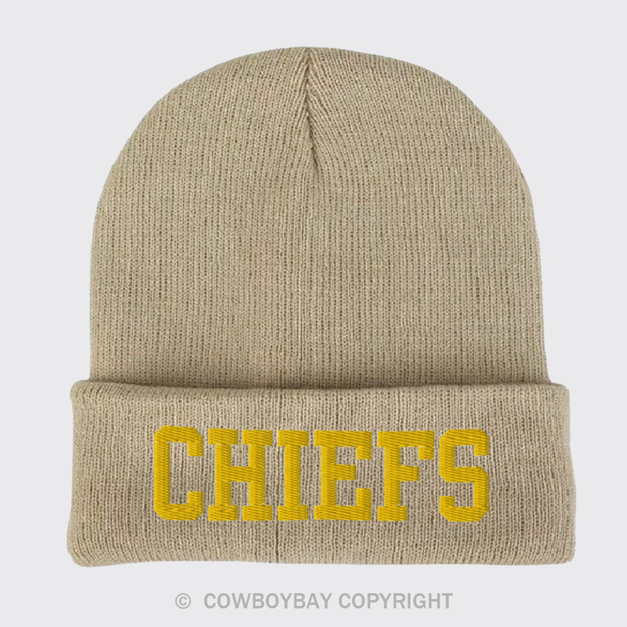 Chiefs Embroidered Knitted Beanie