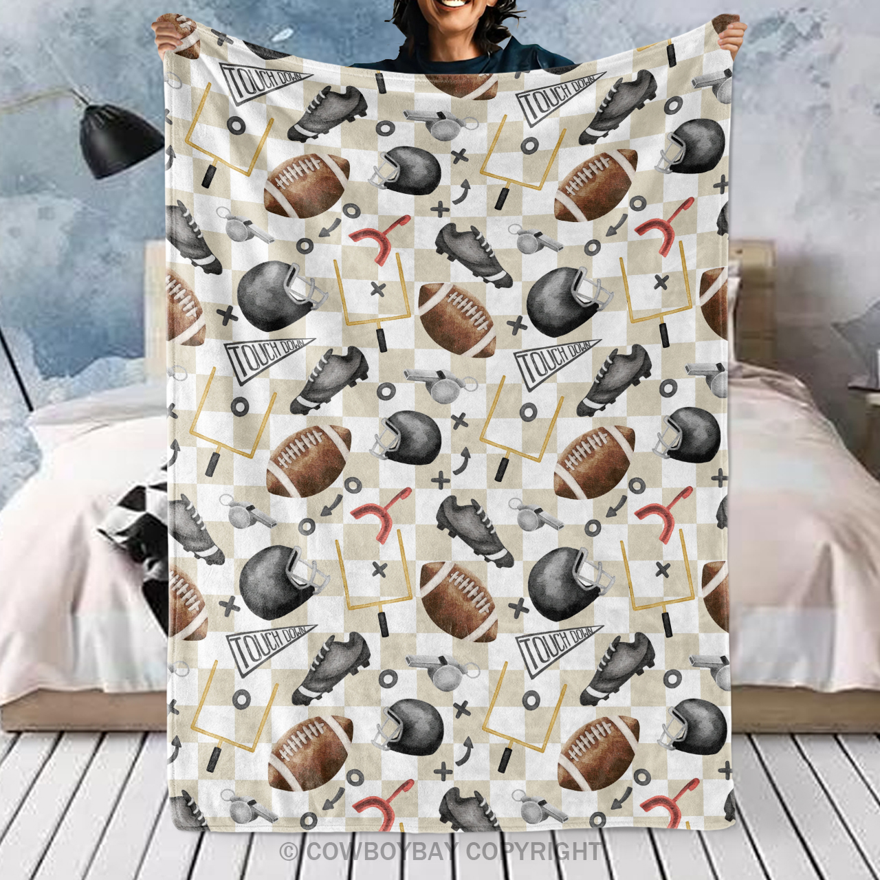 American Football Blanket