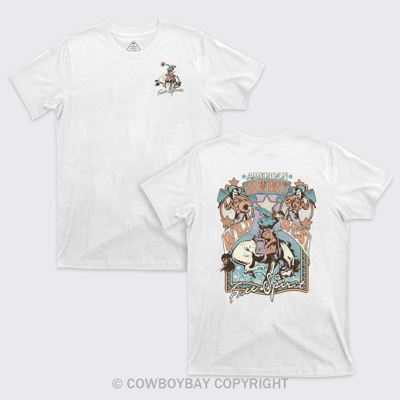 America Cowboy Free Spirit Cowboy T-Shirts