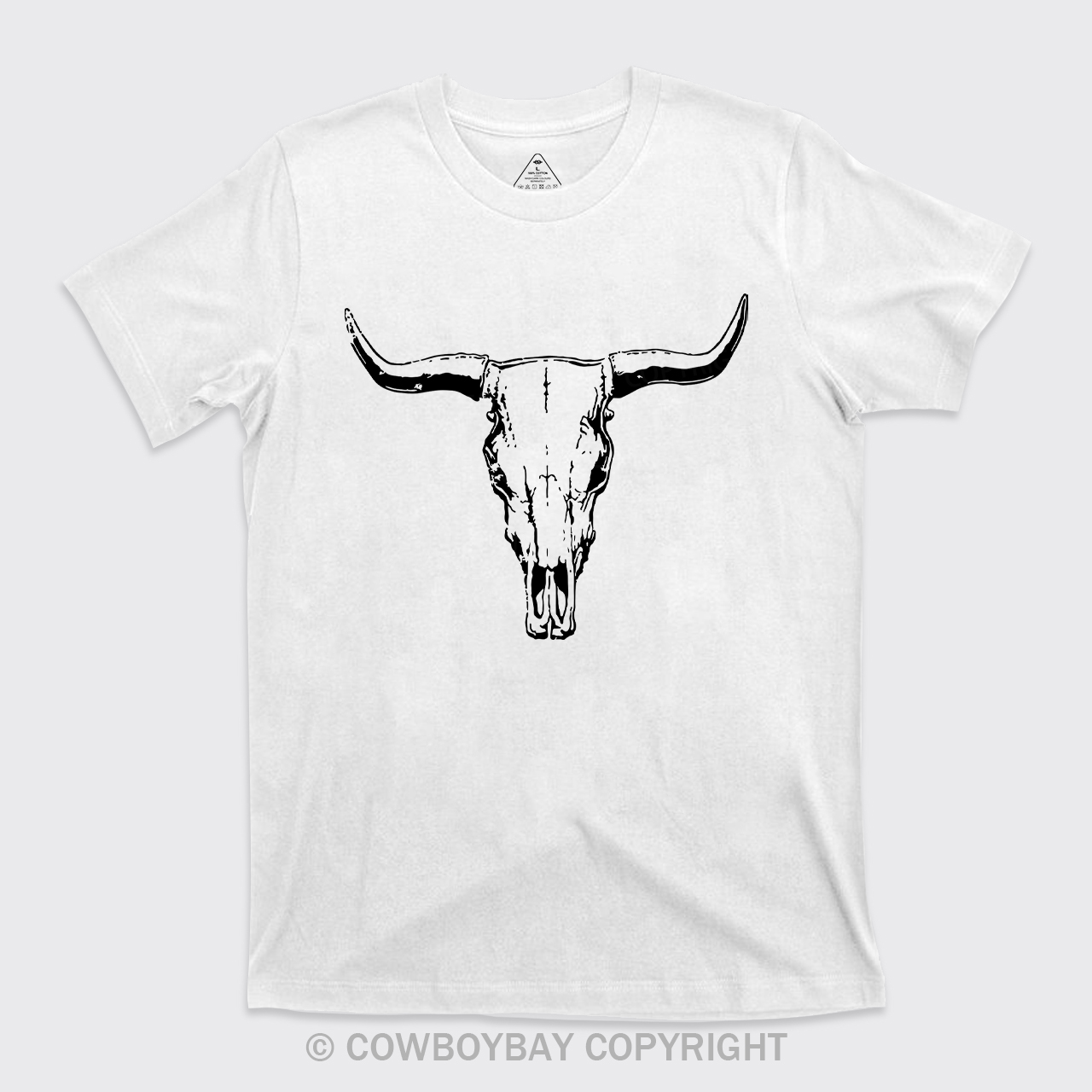 Boho Cow Skull  Western Cowboy T-shirt