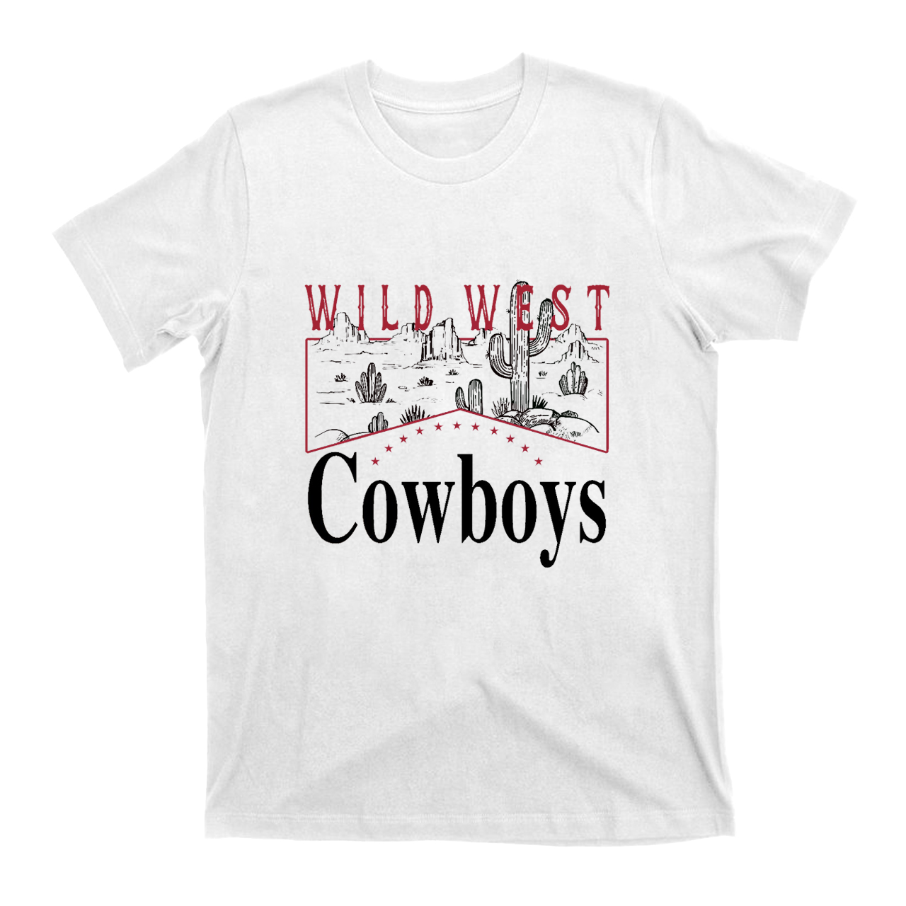 Wild West Desert Cactus Cowboys  T-Shirts