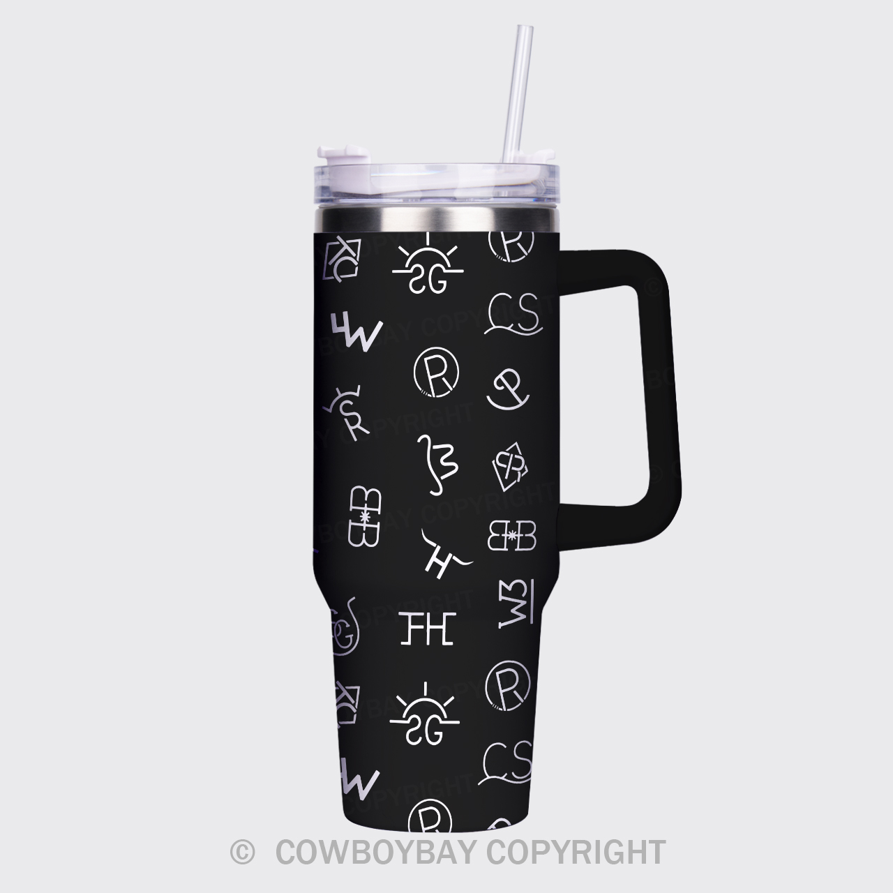 Abstract Symbol Tumbler