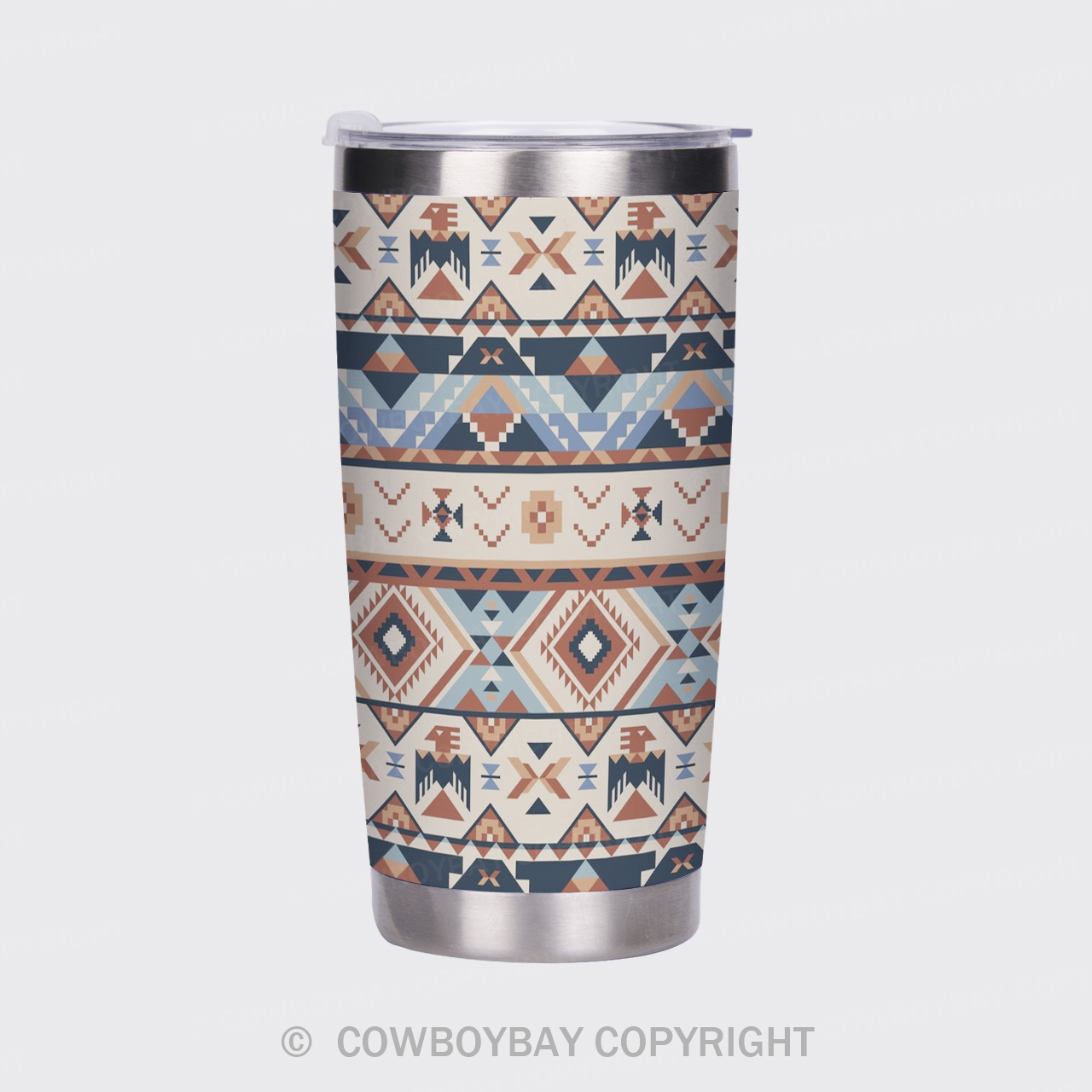 Boho Aztec Pattern Tumbler