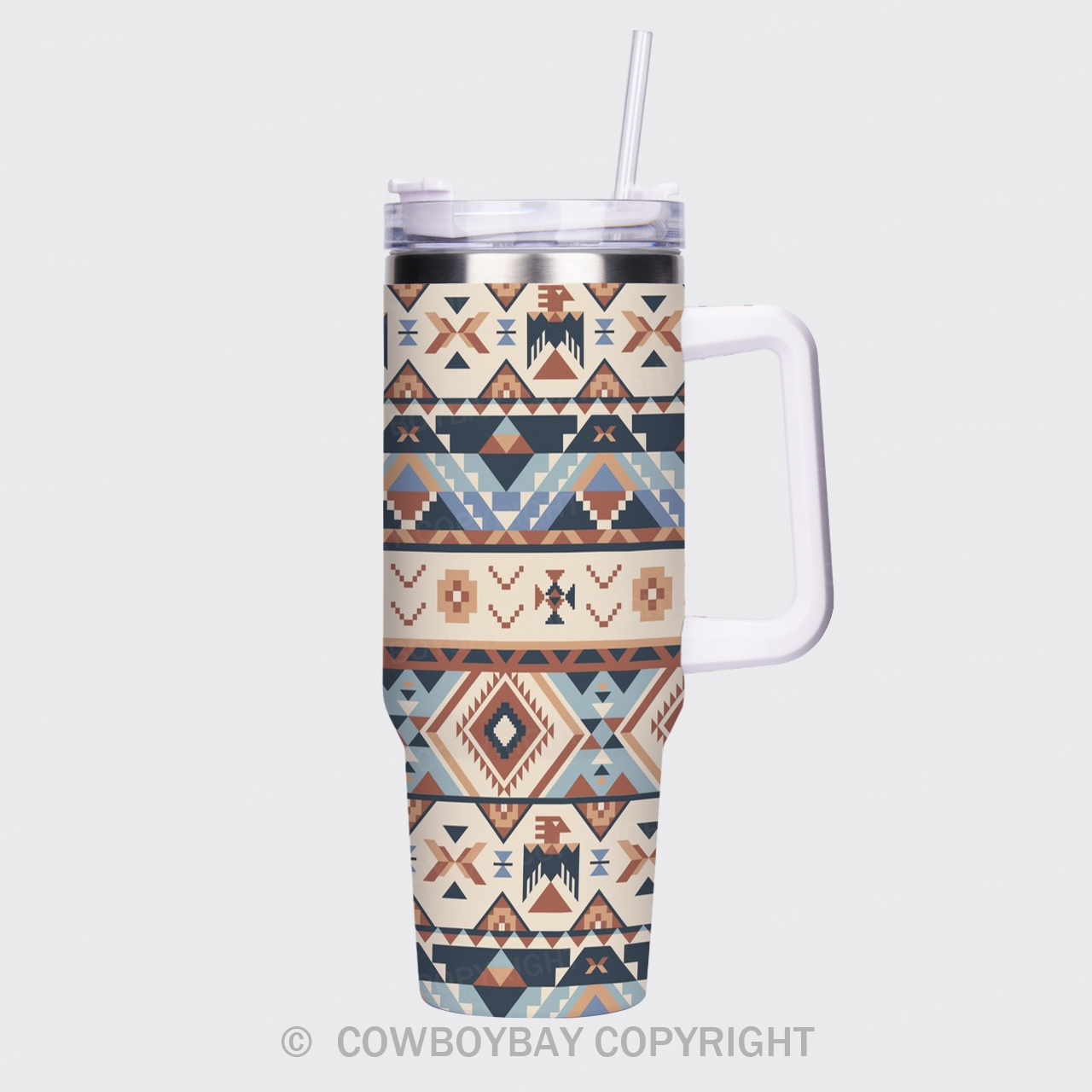 Boho Aztec Pattern Tumbler