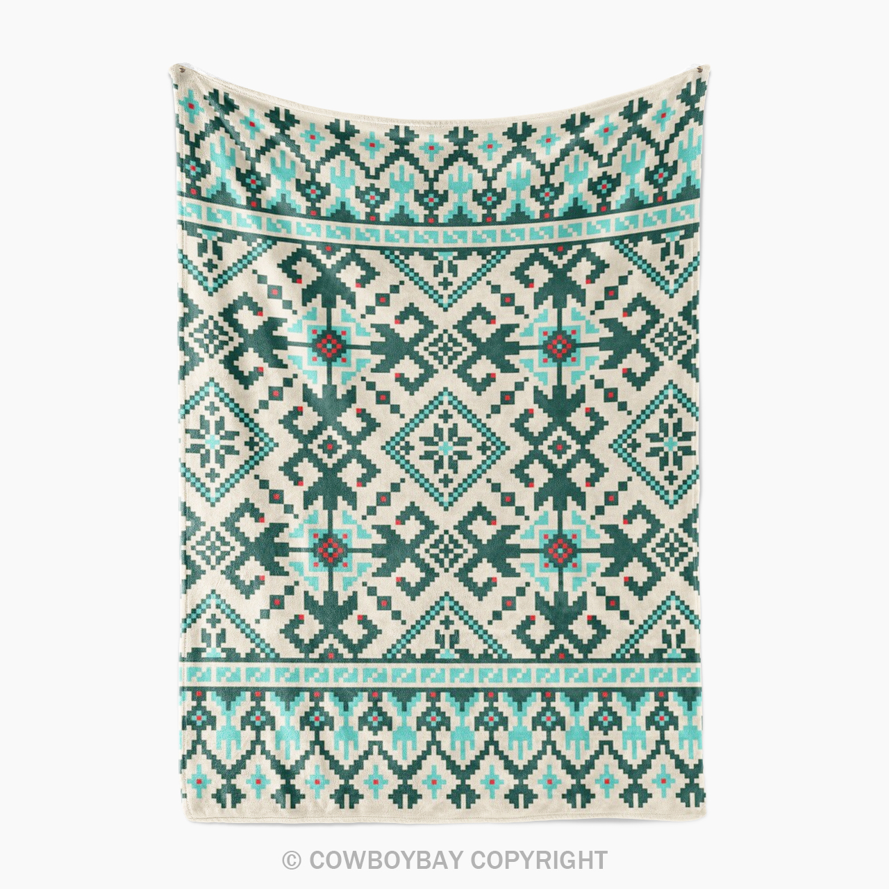 Aztec Pattern Design Blanket_1