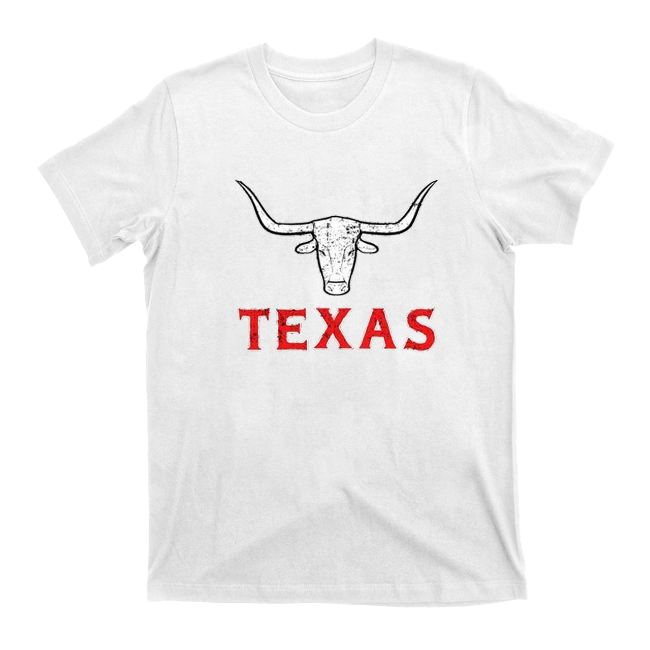 Classic Texas Cow Head Cowboy T-Shirts