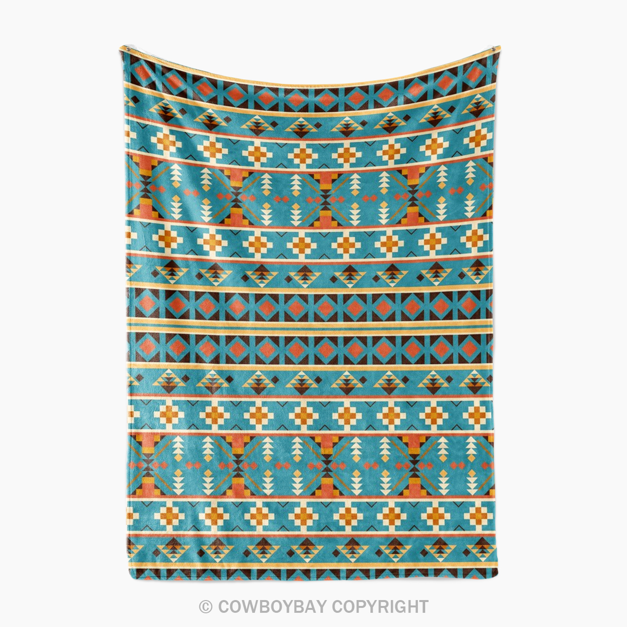 Aztec Pattern Design Blanket_3