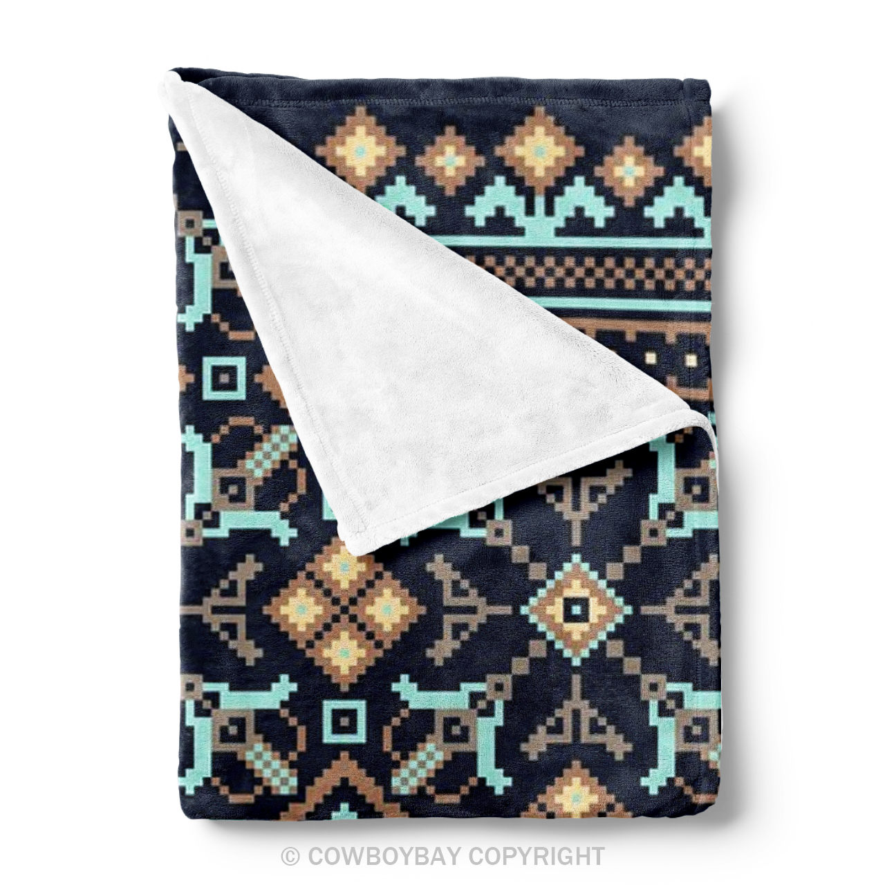 Aztec Pattern Design Blanket_4