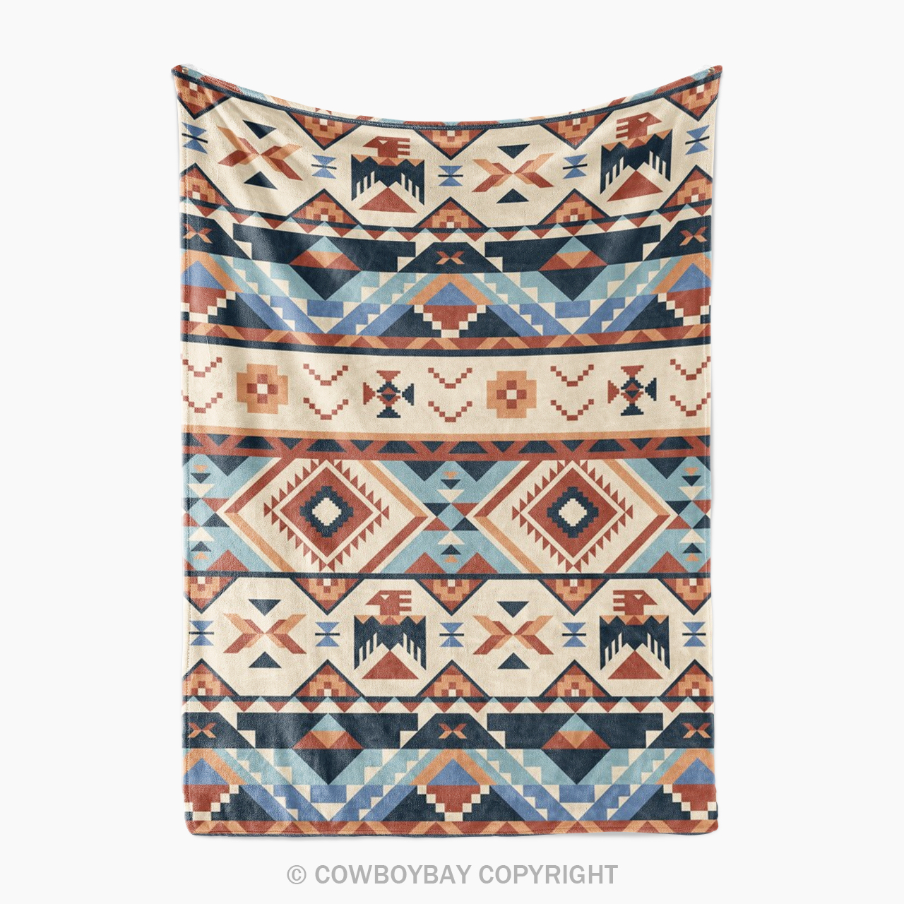Aztec Pattern Design Blanket_6