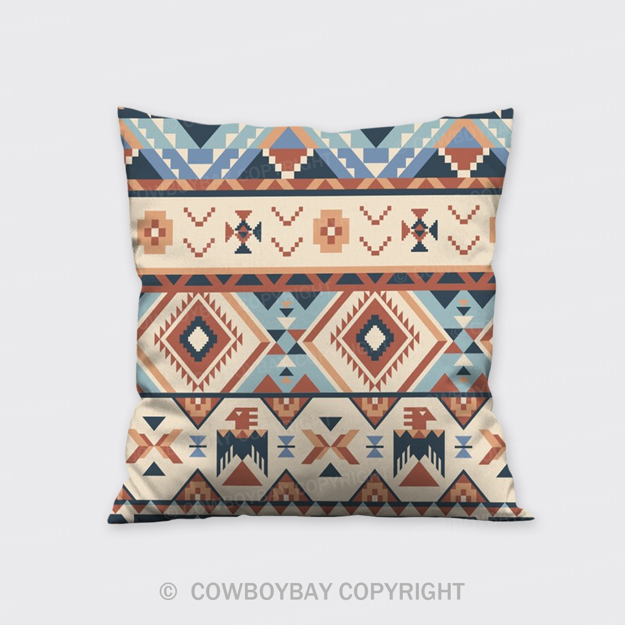 Aztec Pattern Design Pillow Cover_2