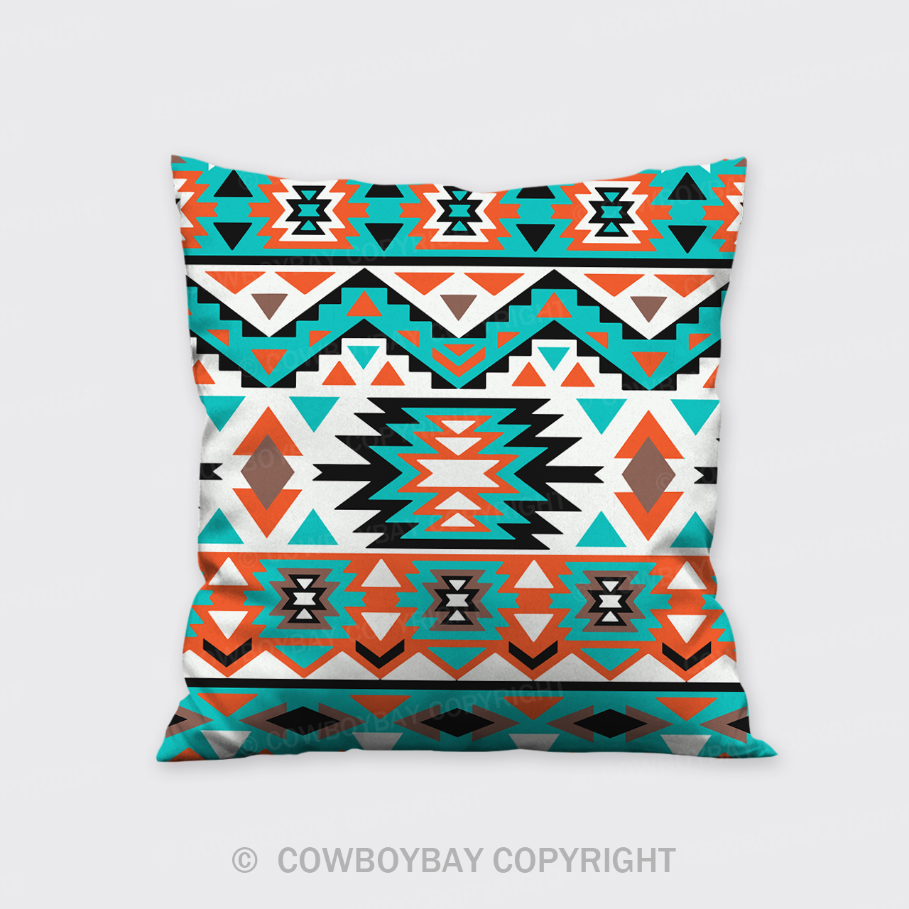 Aztec Pattern Design Pillow Cover_4