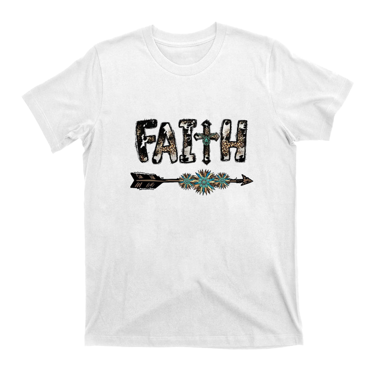 Cowboy Shoots Arrow of Faith T-Shirts