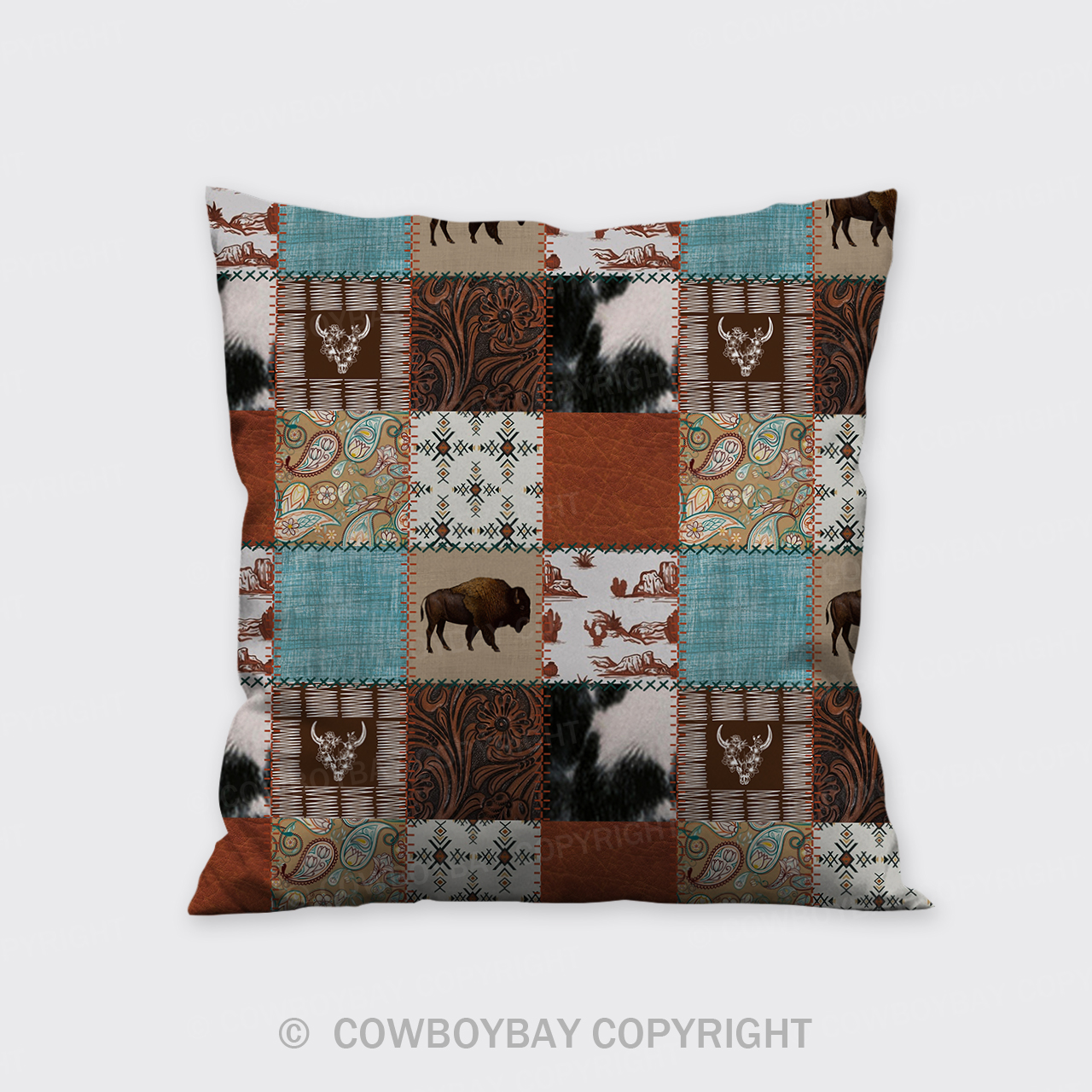Western Container Pillow Cover