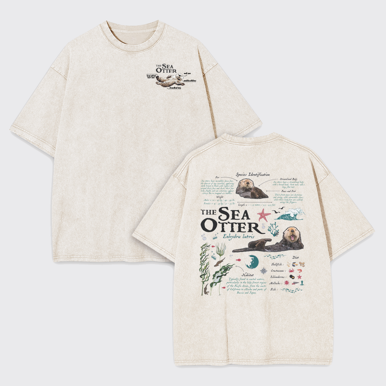 Vintage Animal Biology Garment-dye Tees