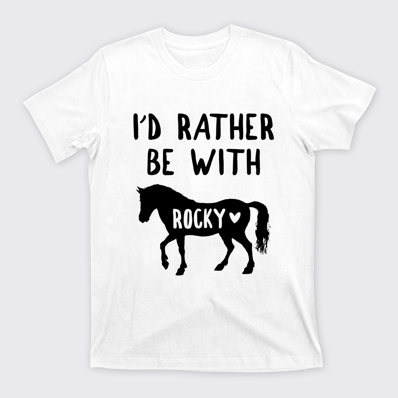 Personalized I'd Rather Be With XXX T-Shirts