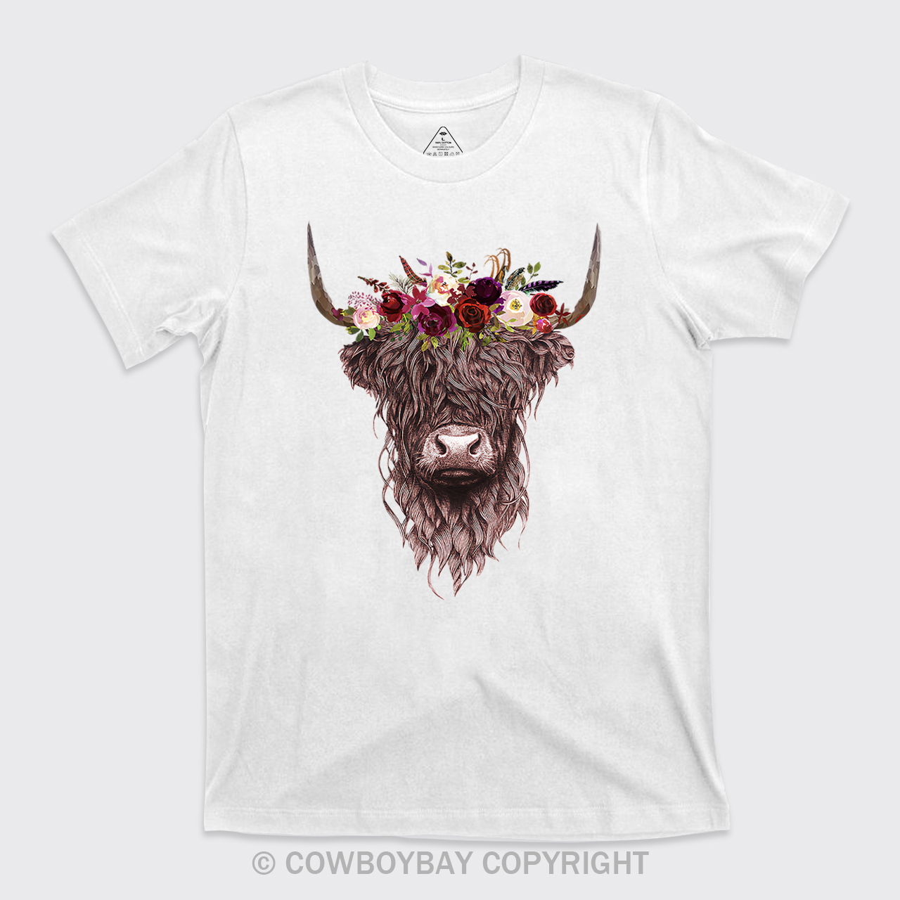 Highland Cow Farm Life Rodeo Tees