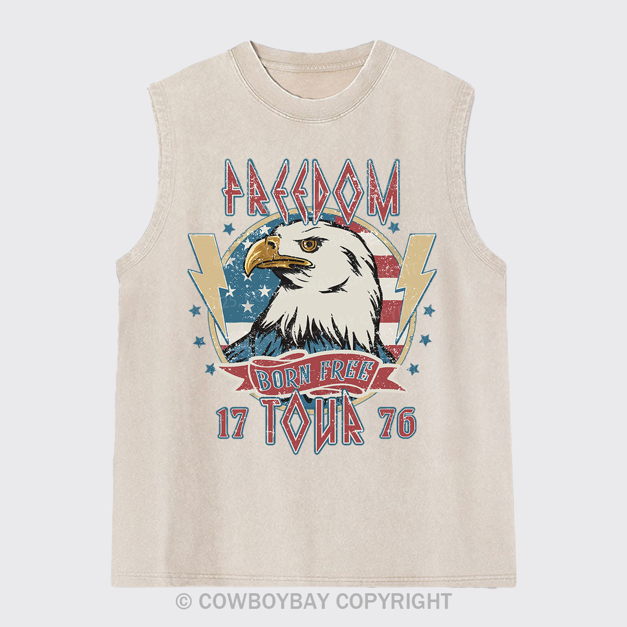 Born Free 1776 Washed Tanks