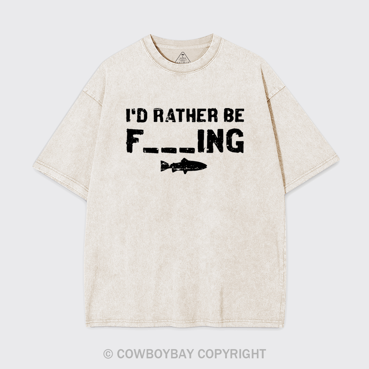 I'd Rather Be Fishing Garment-dye Tees