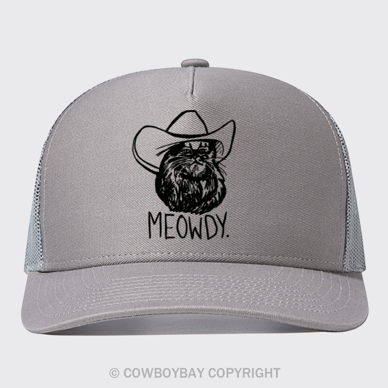 Meowdy Texas Cat Trucker Hat