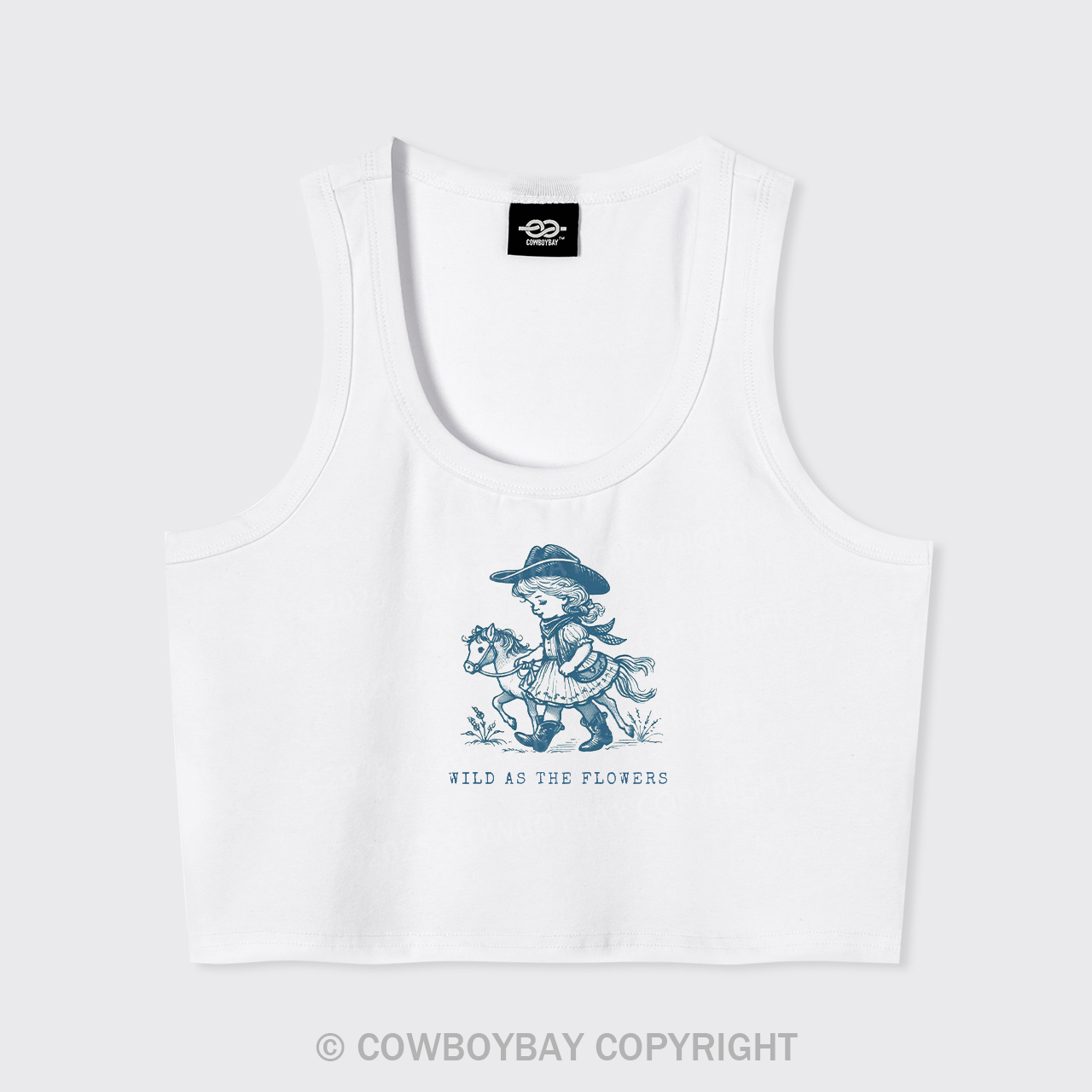 Vintage Inspired Cowgirl Tank Top