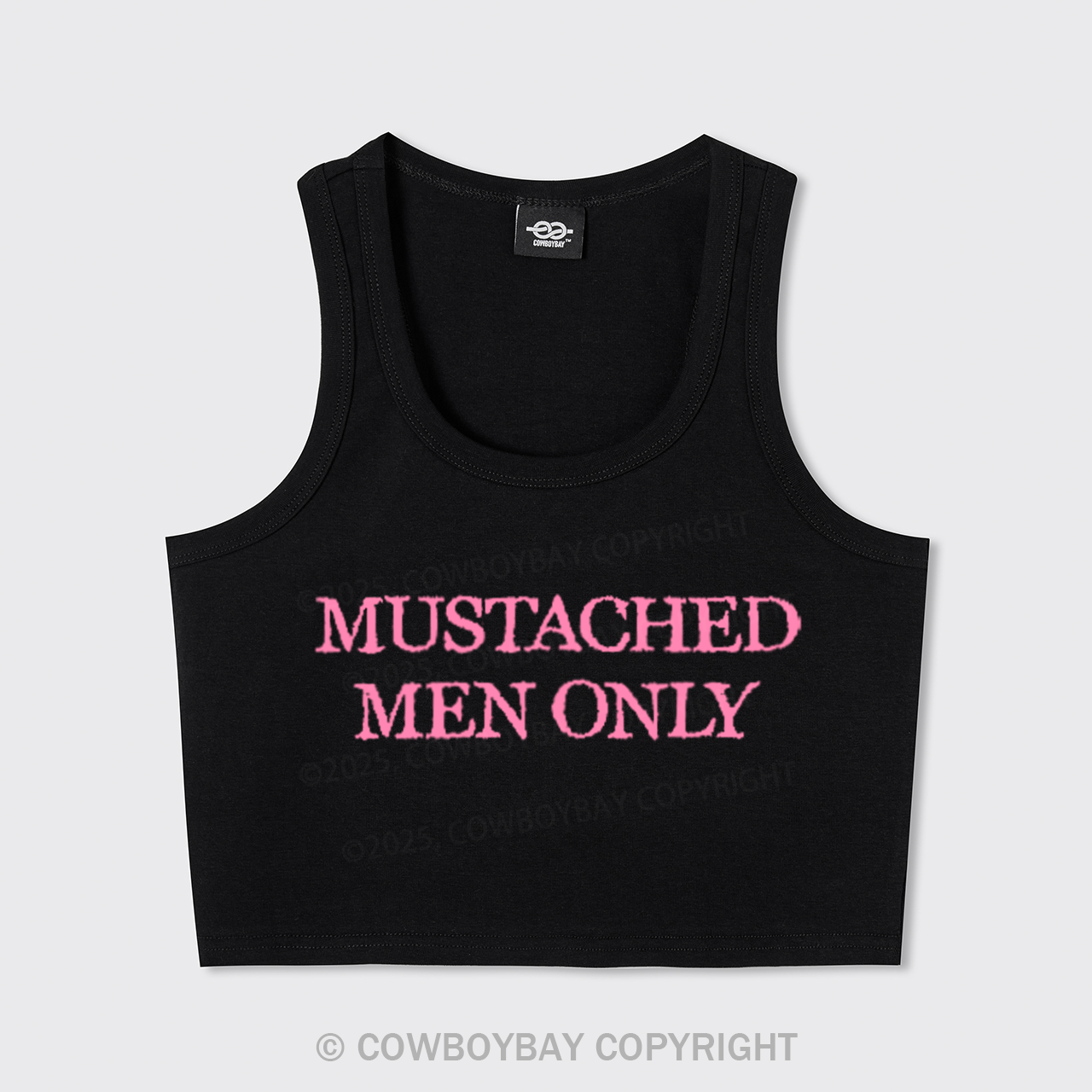 Mustached Men Only Tank Top