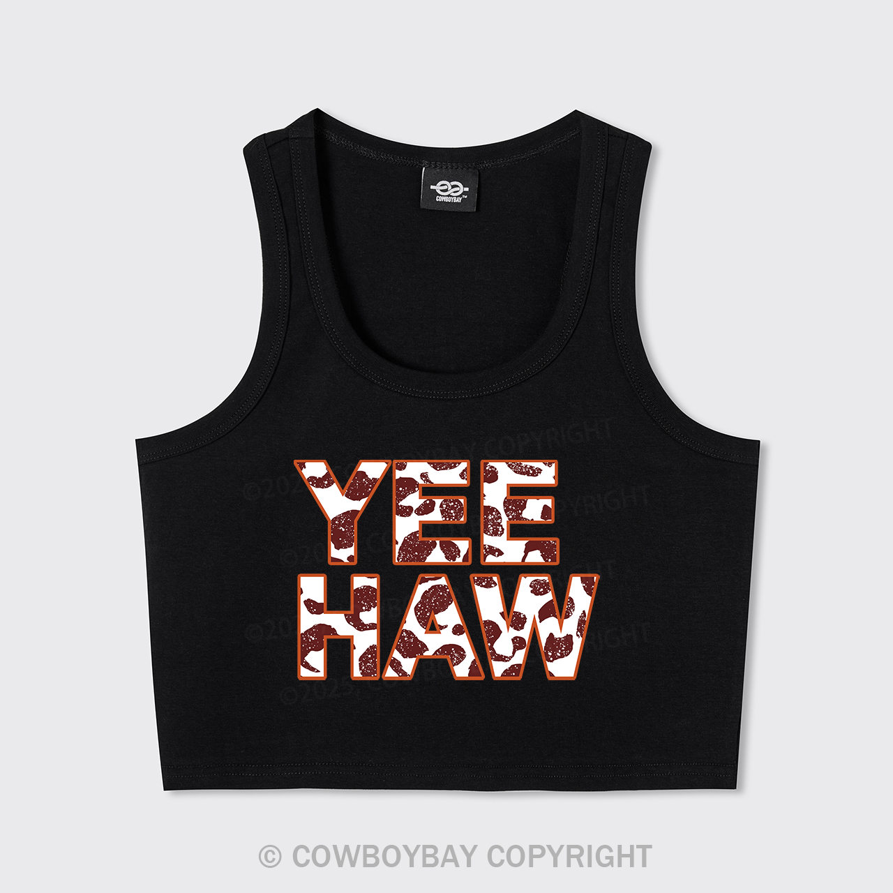 Cow Design Yee Haw Tank Top
