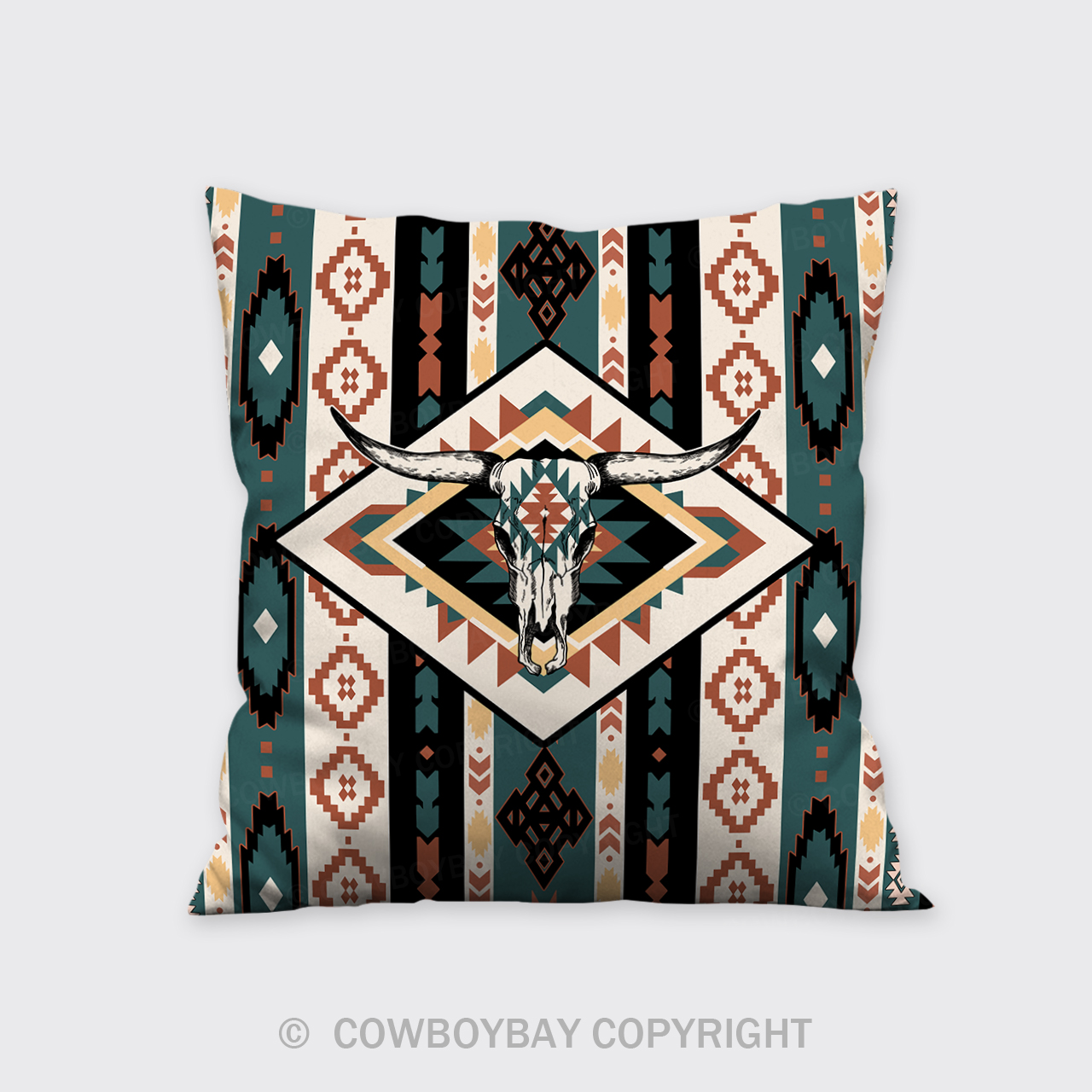 Aztec Pattern Design Pillow Cover_11