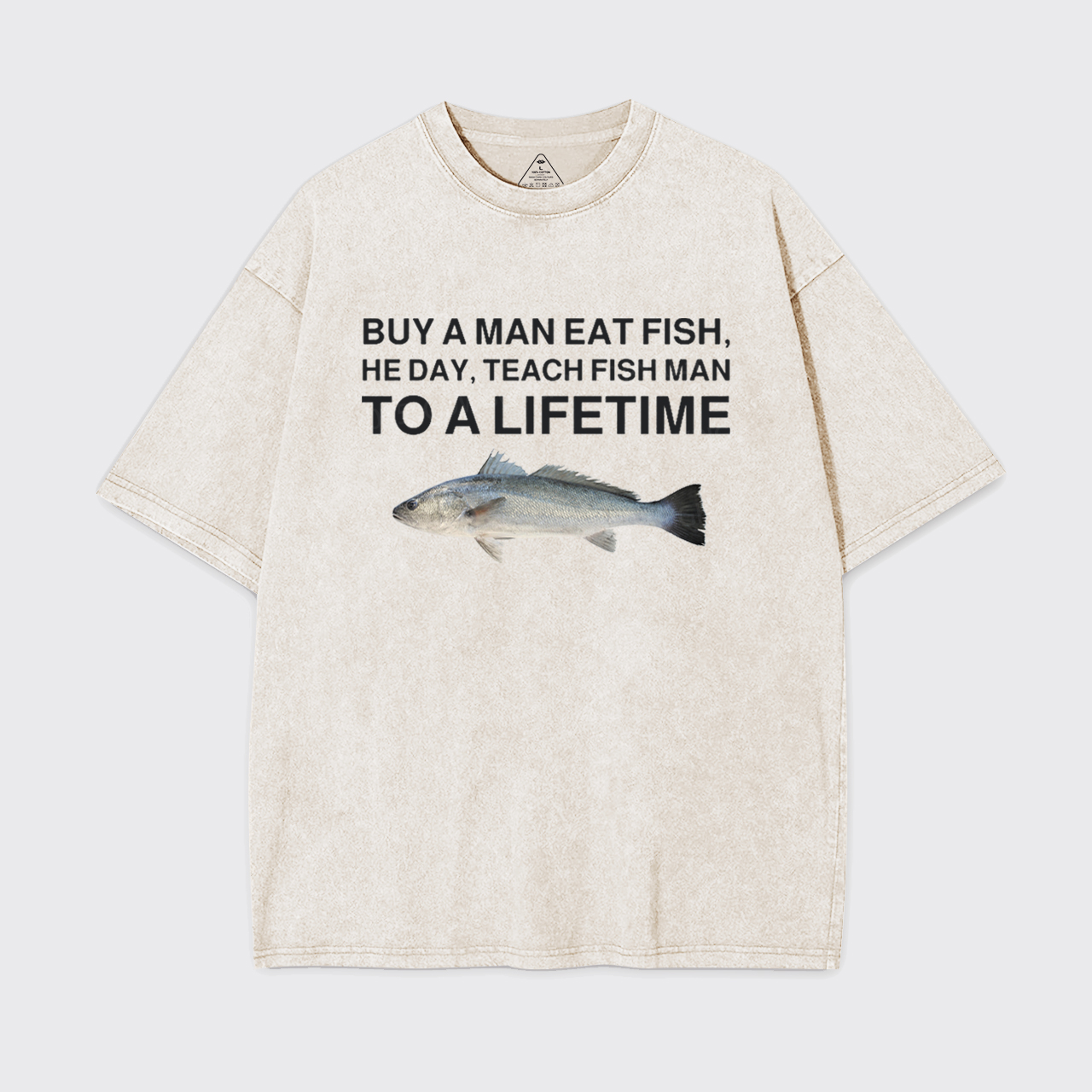 Buy A Man Eat Fish Garment-dye Tees