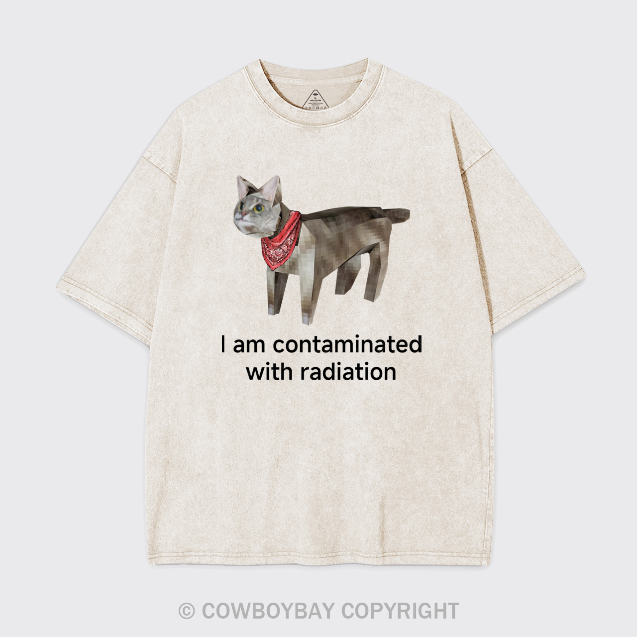 I Am Contaminated With Radiation Garment-dye Tees