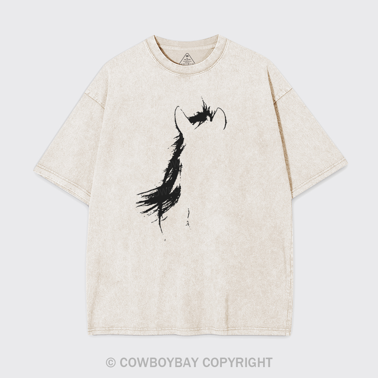 Vintage Horse Print Garment-dye Tees