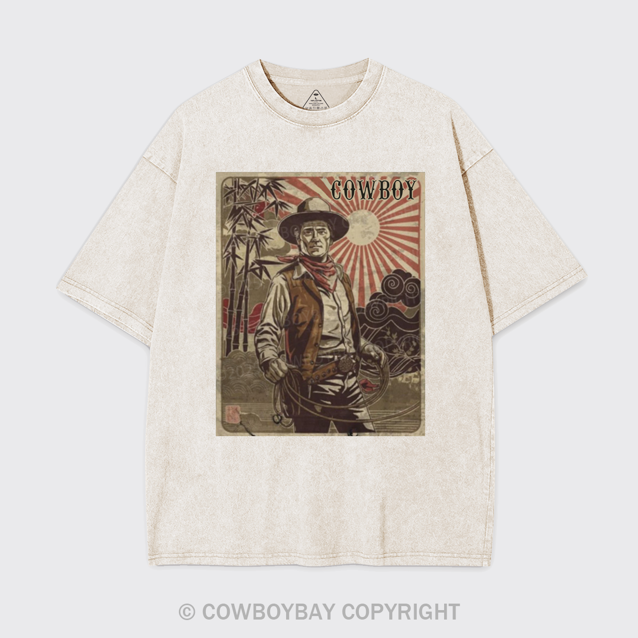 Cowboy Retro Garment-dye Tees