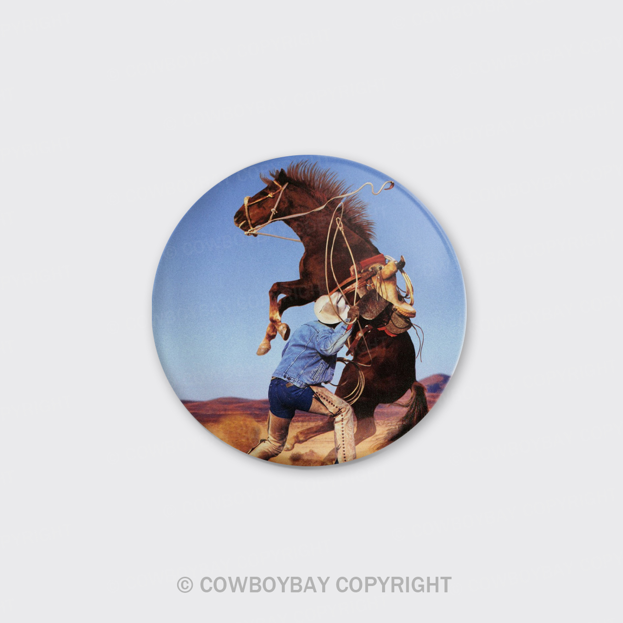 Rodeo Makes Cowboy Better_Cowboybay Pin