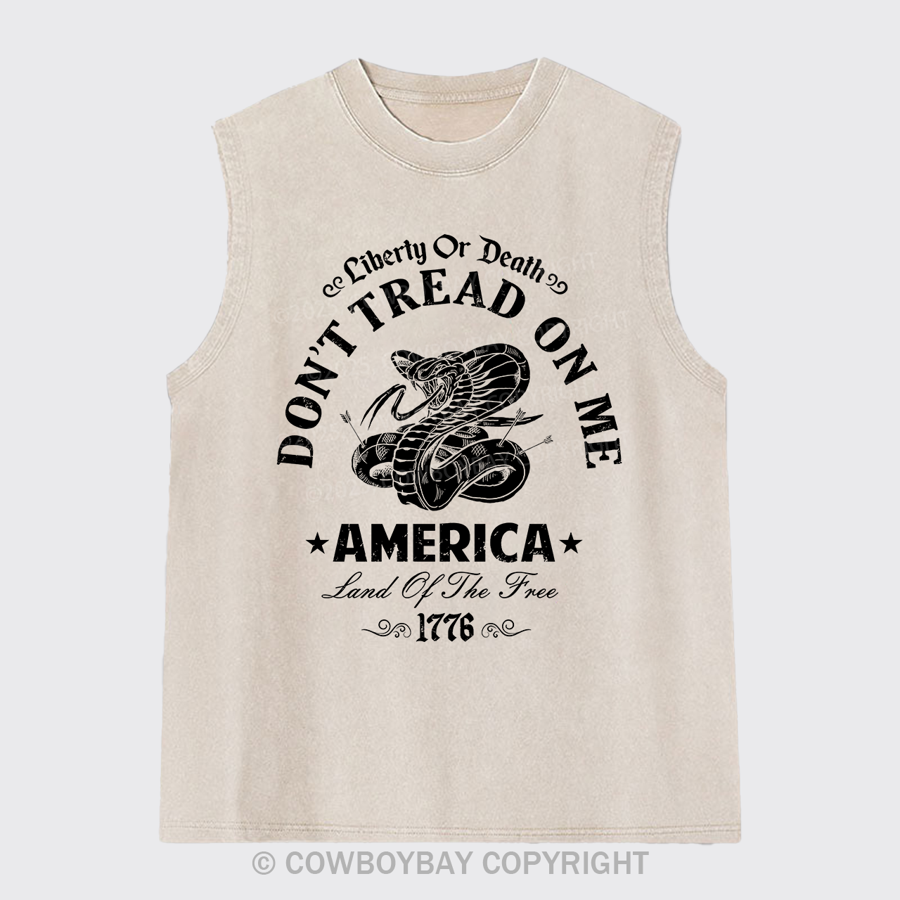 America Liberty Land Of The Free Washed Tanks