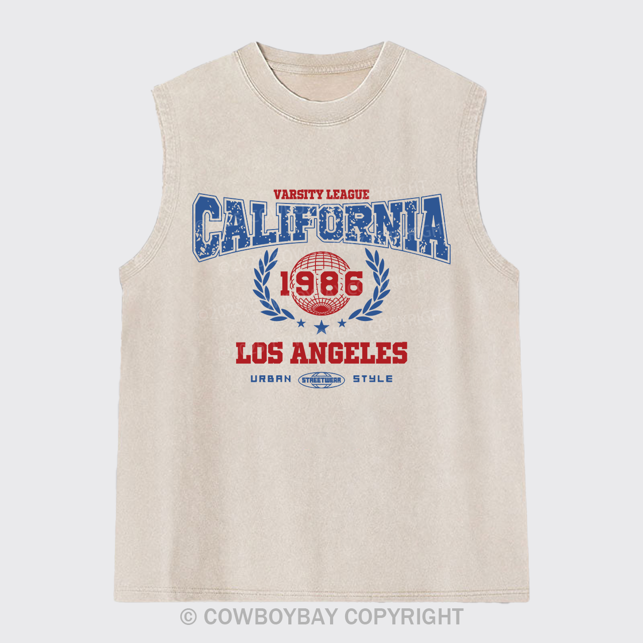 California 1986 Los Angeles Washed Tanks