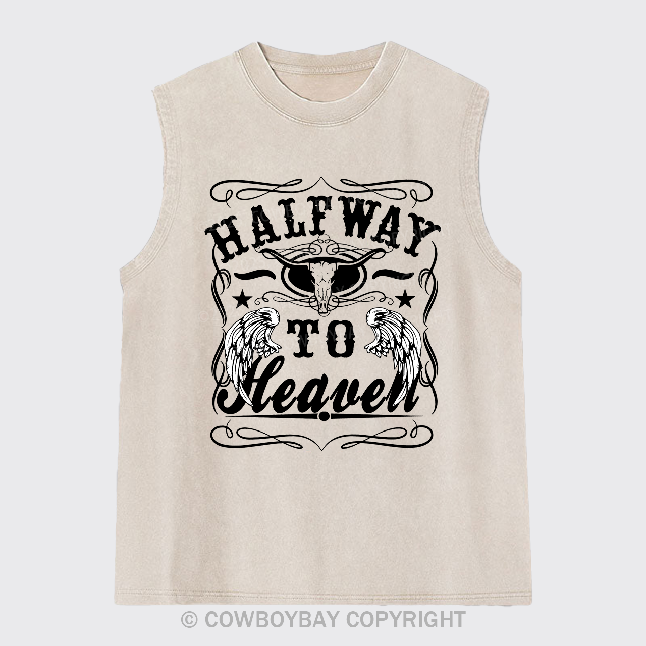 Halfway To Heaven Washed Tanks