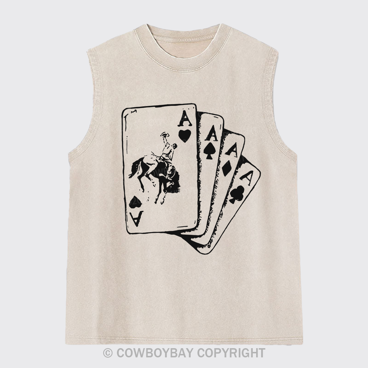 Ace Cowboy Punchy Washed Tanks