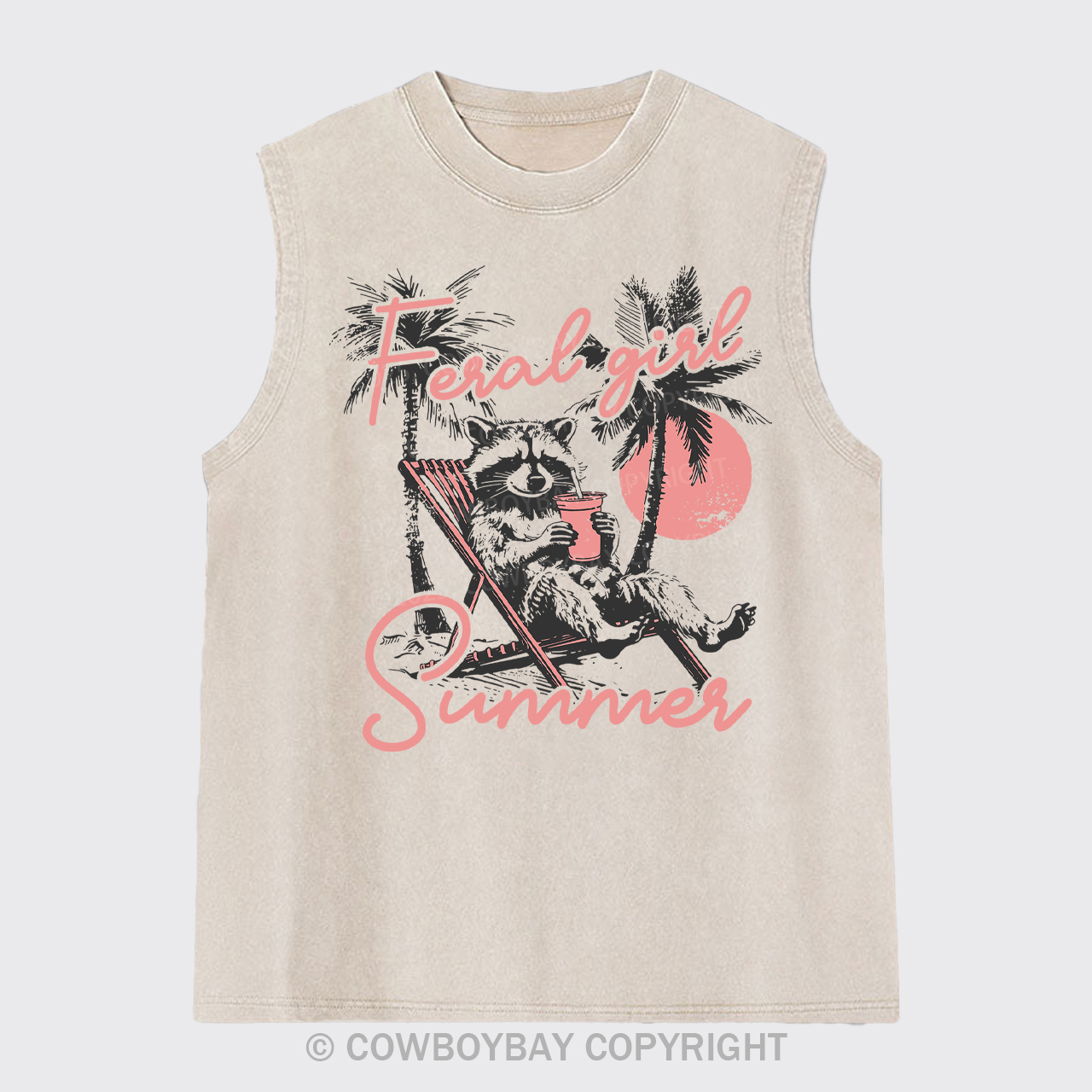 Feral Girl Summer Washed Tanks