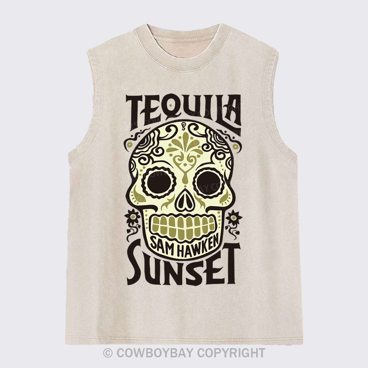 Tequila Sunset Washed Tanks