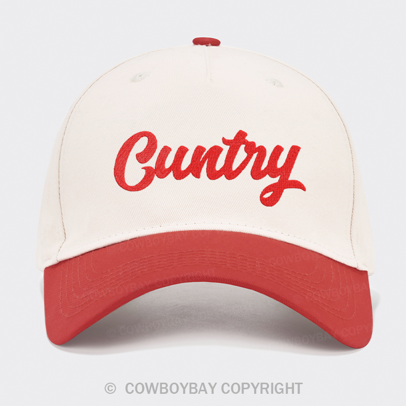 Cuntry Embroidered Trucker Hat