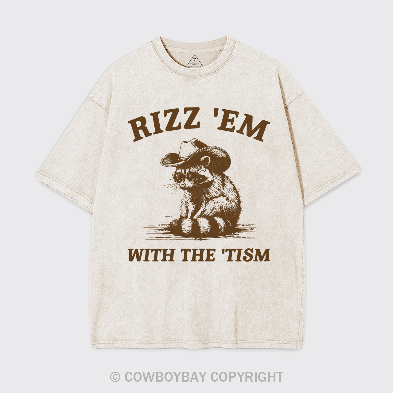 Rizz 'Em With The 'Tism Garment-dye Tees