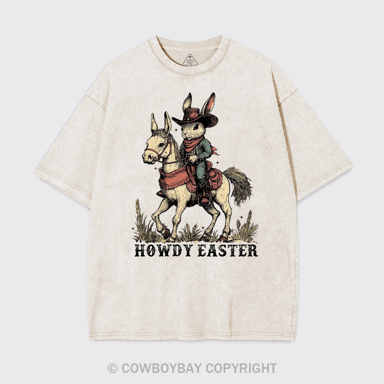 Howdy Easter Garment-dye Tees