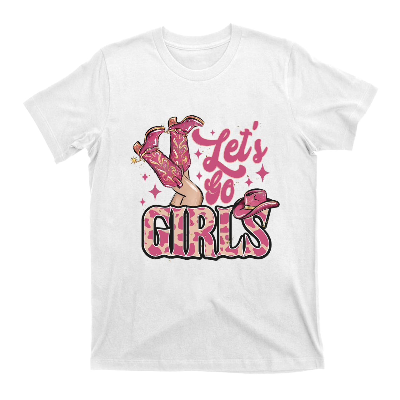Let's Go Girls Westner Cowgirl  T-shirt