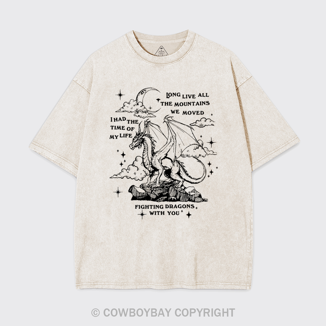 Fighting Dragons Garment-dye Tees