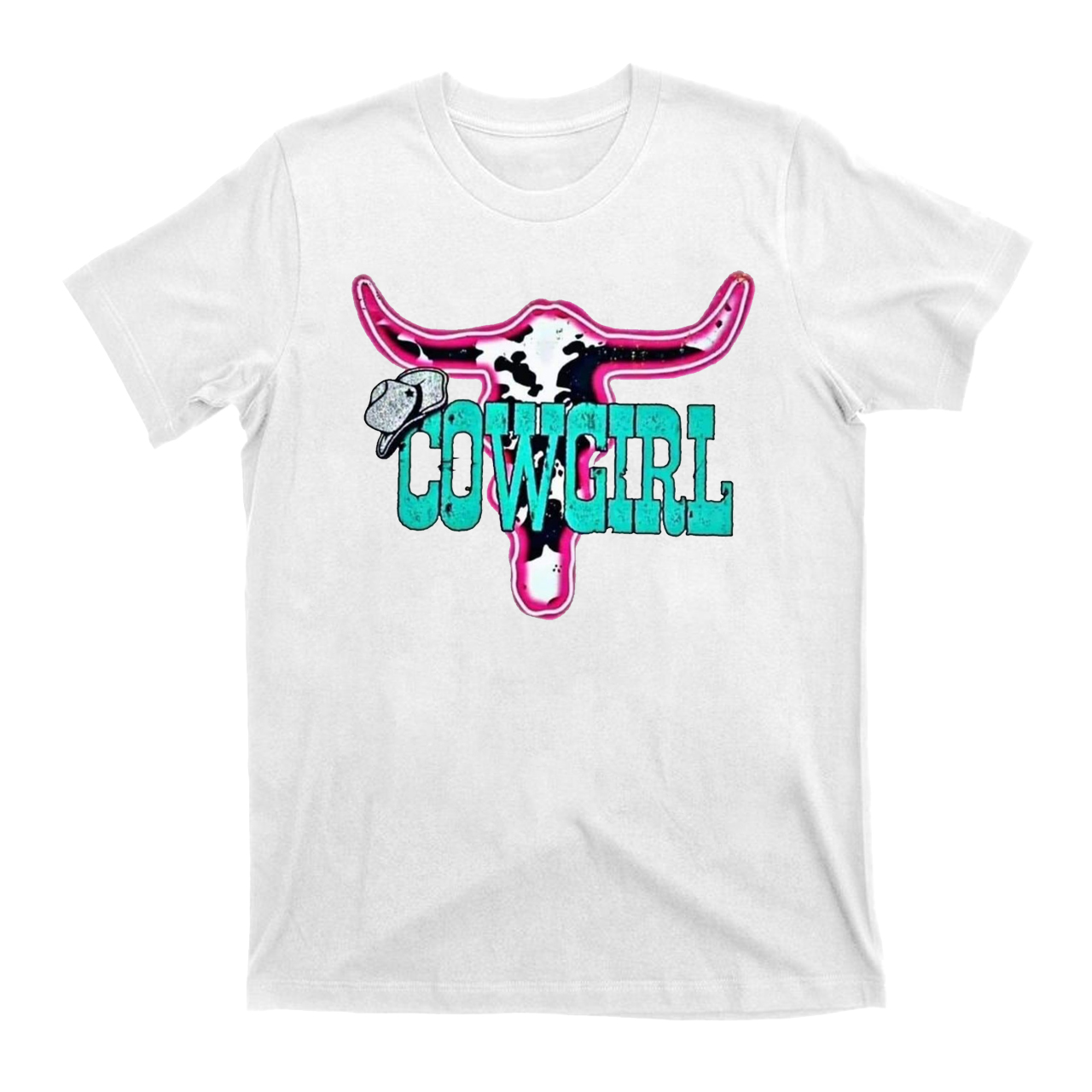 Barbie Pink Cow Skull Cowgirl T-Shirts