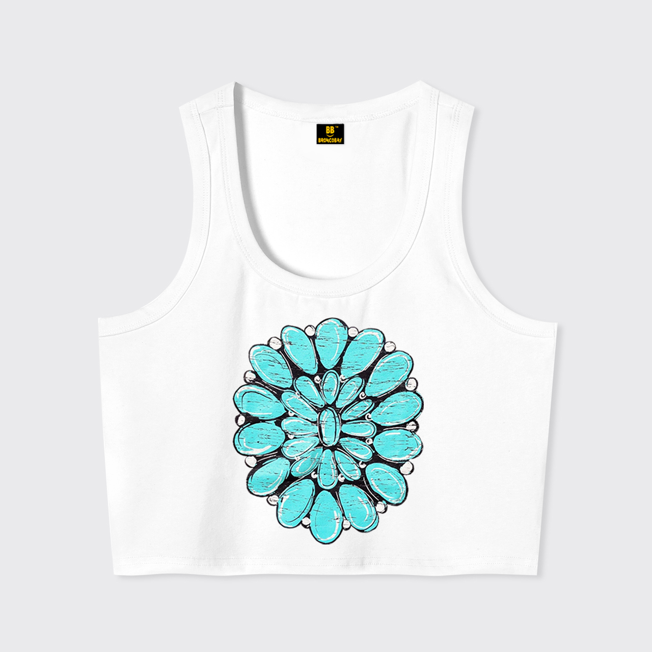 Turquoise Stone Country Music Tank Top
